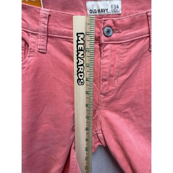 Old Navy Women's Sz 14 Coral Pink Rockstar Super Skinny Stretch Corduroy Pants - Picture 6 of 9